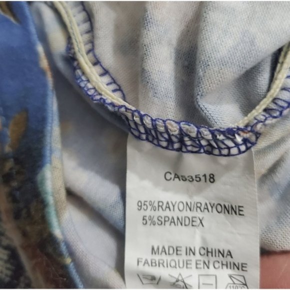 🦋 2 for $20 - Vintage Puff Sleeve Side Sleeve Floral Dress- S - Picture 11 of 12